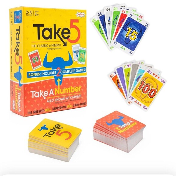 Games Take 5 & Take a Number Complete Games in  Take 5 is The 6 Nimmt! & - Picture 1 of 9